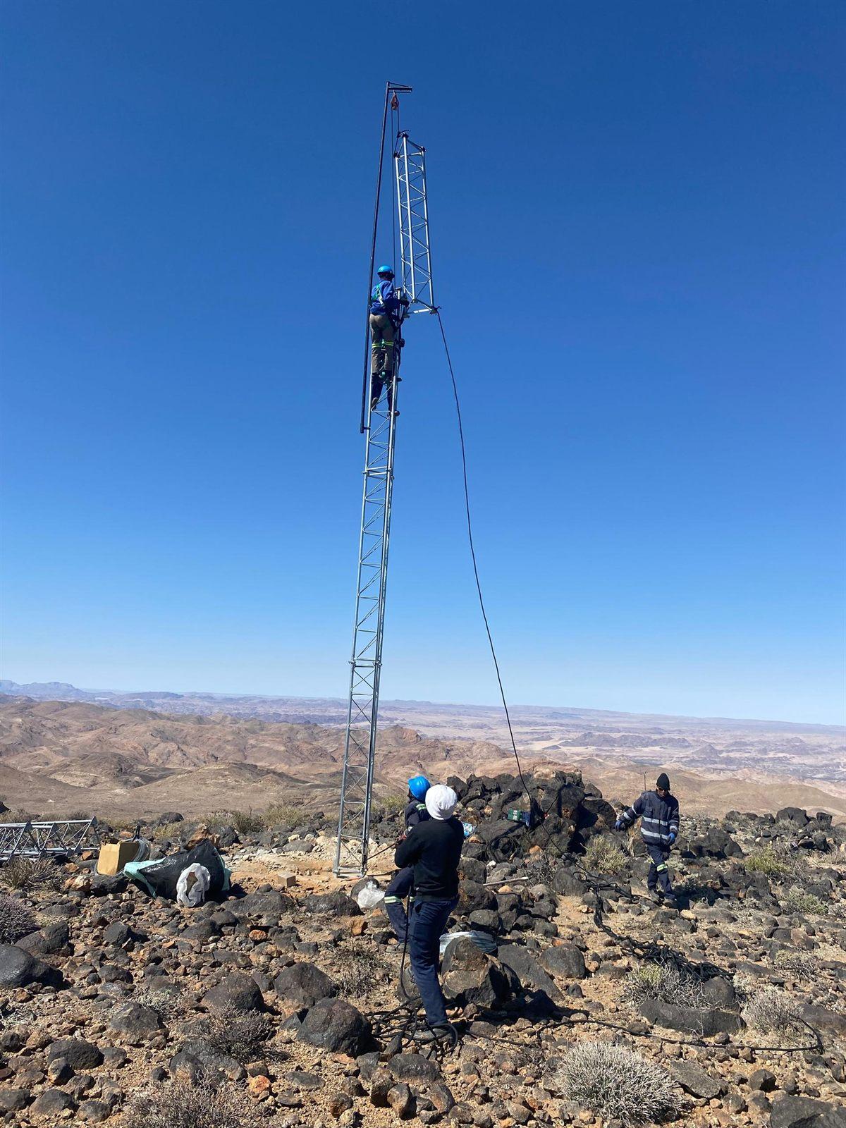 Central Civil Works crew on site